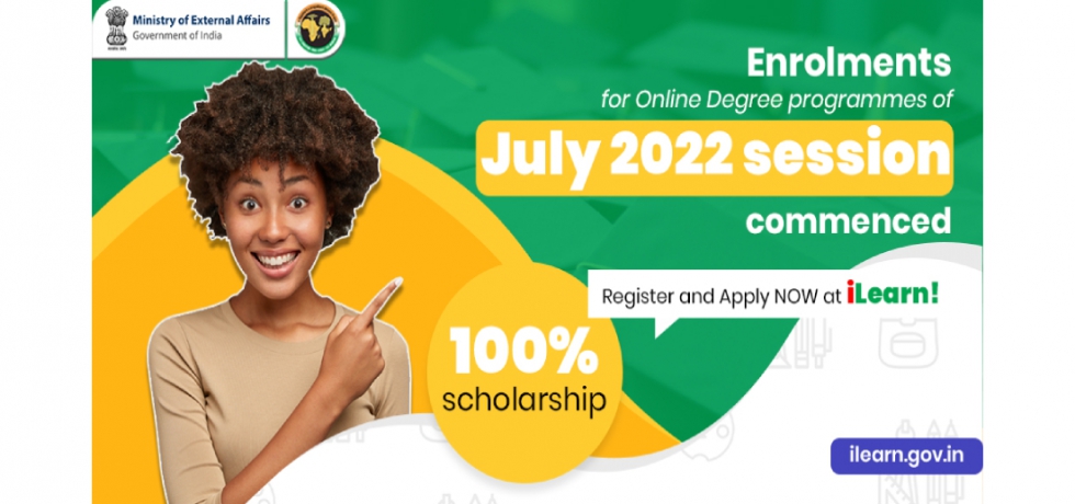 Enrolments for the July session 2022 online Diploma and Certificate programmes in various disciplines from premier Indian universities commenced on the ilearn portal. http://www.ilearn.gov.in